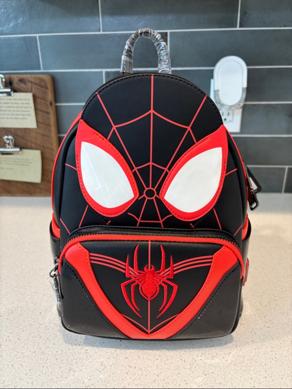 Spiderman Miles Morales Loungefly Backpack NWT Contractural Sample